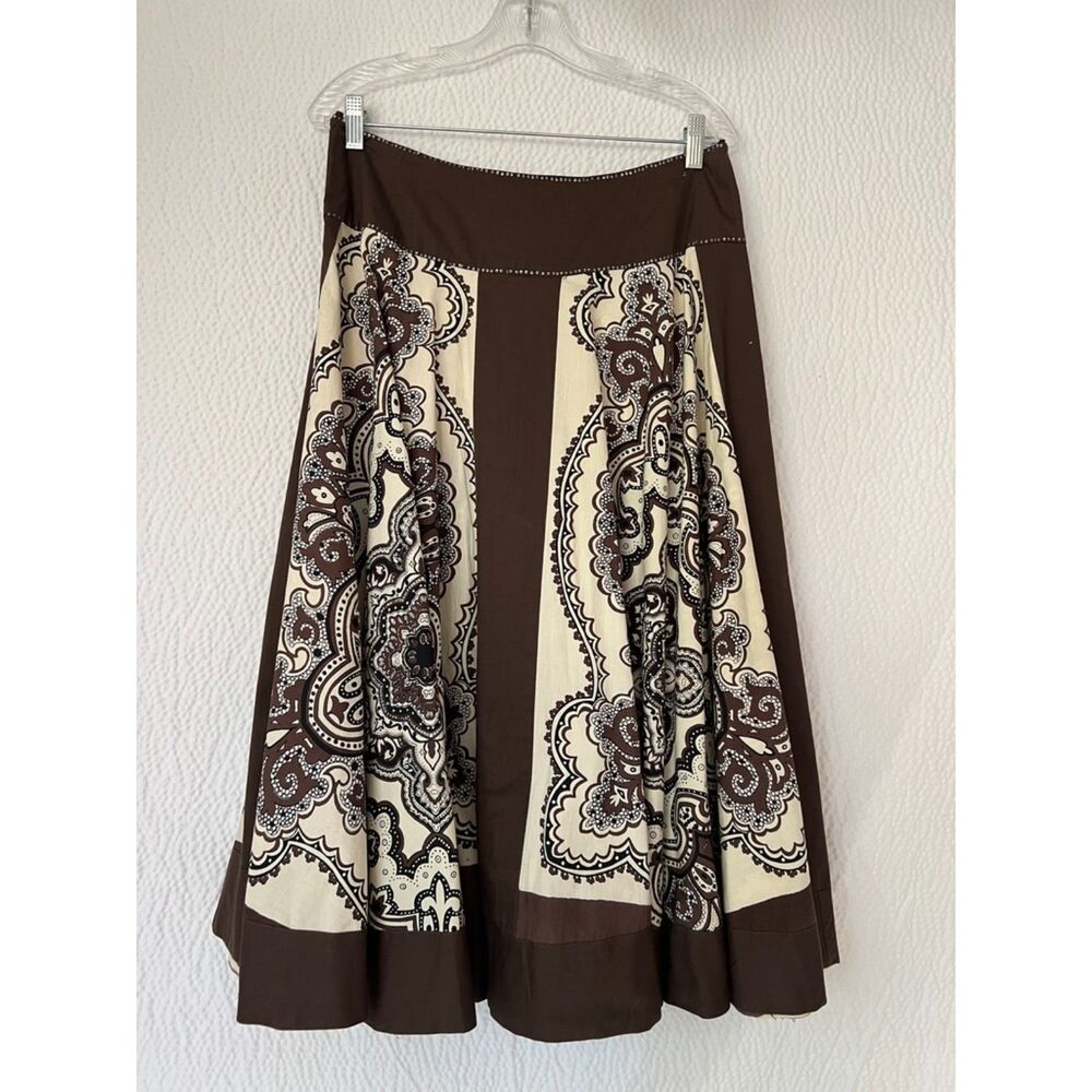 Vintage Rene Derhy 100% Cotton Maxi Skirt. Size M.